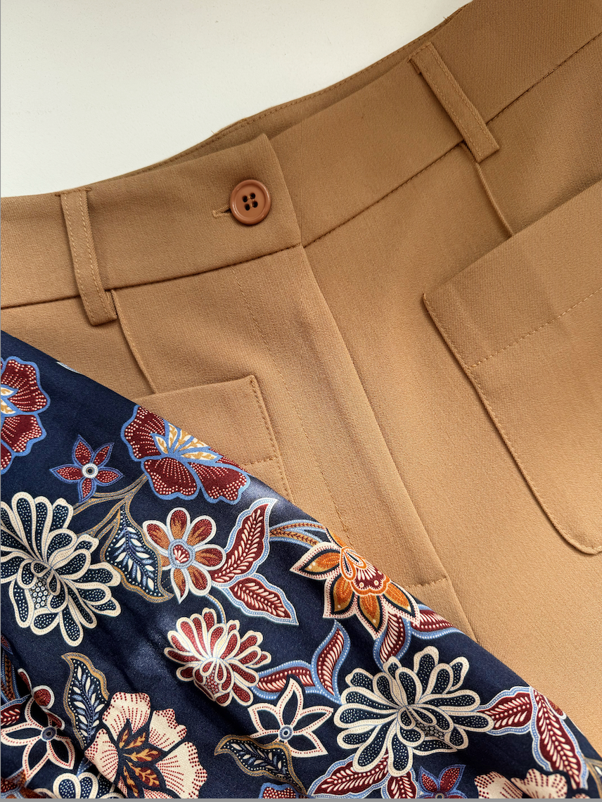 Made in France - Pantalon Iris camel