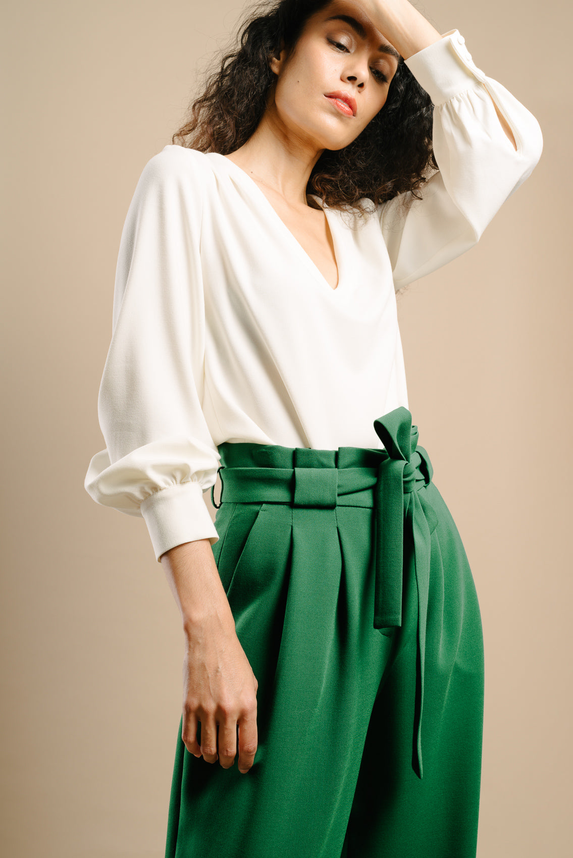 Made in France Blouse Camelia ivoire
