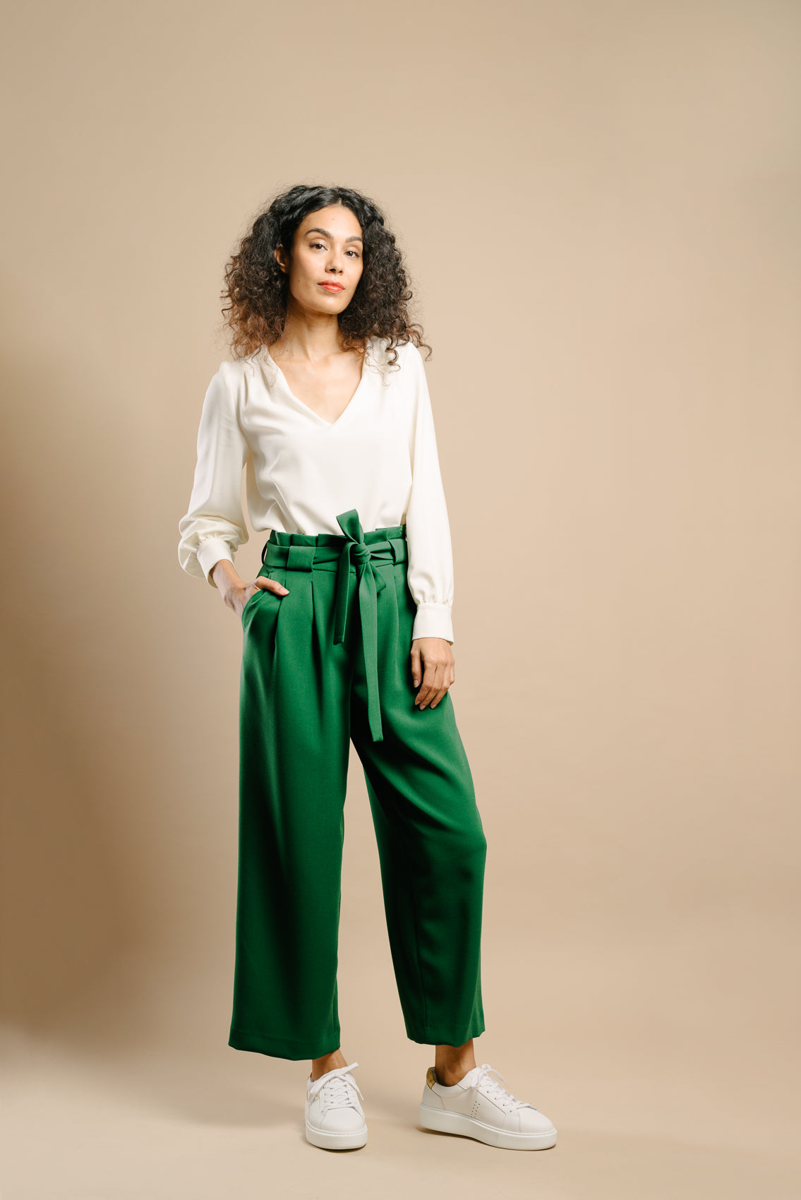 Made in France Blouse Camelia ivoire