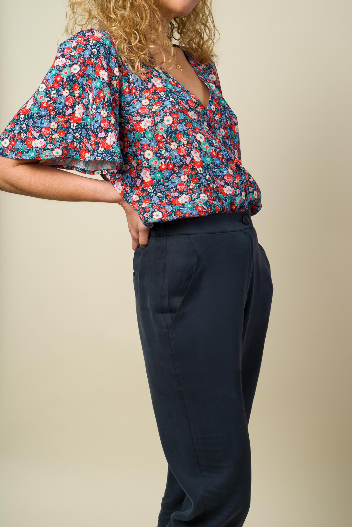 Made in France Blouse Flora jardin