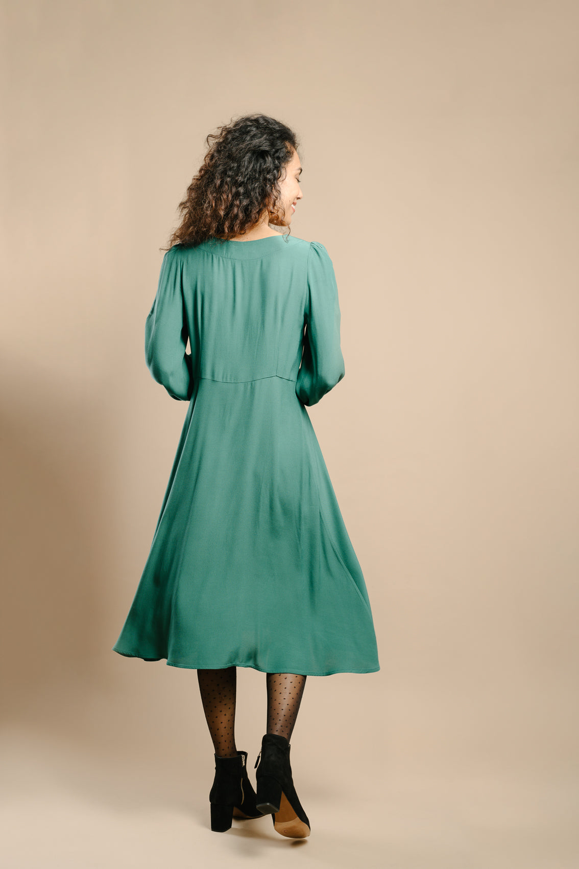 Made in France Robe Simona vert