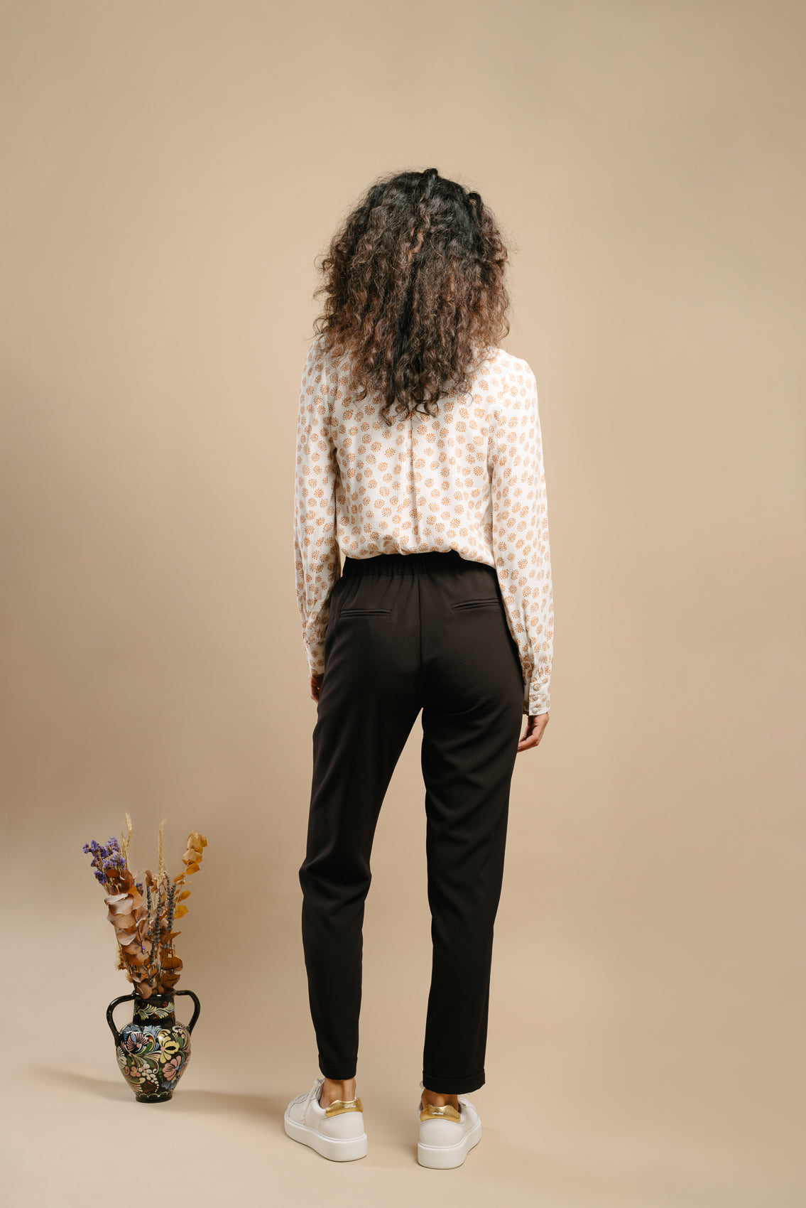 Made in France Pantalon Coco gabardine noire
