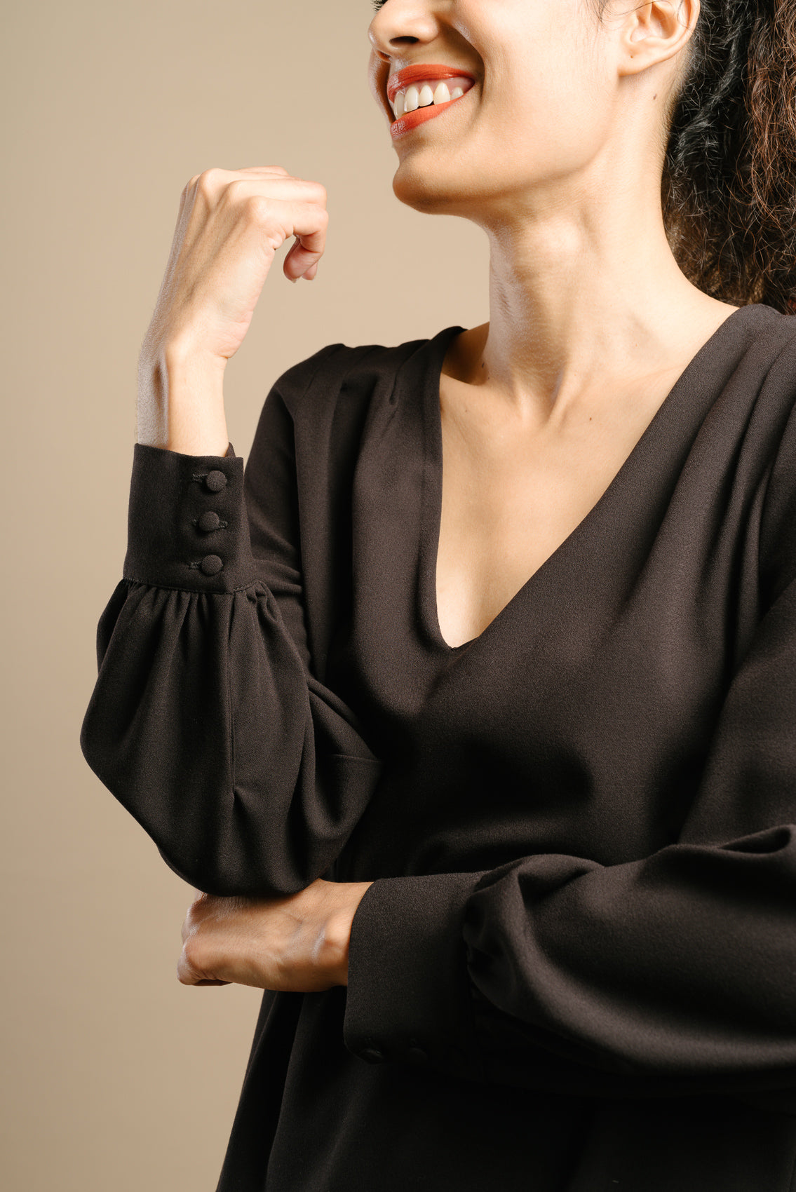 Made in France Blouse Camelia ivoire