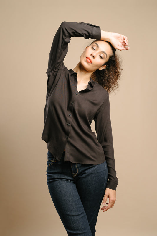 Made in France Chemise Louise Noir