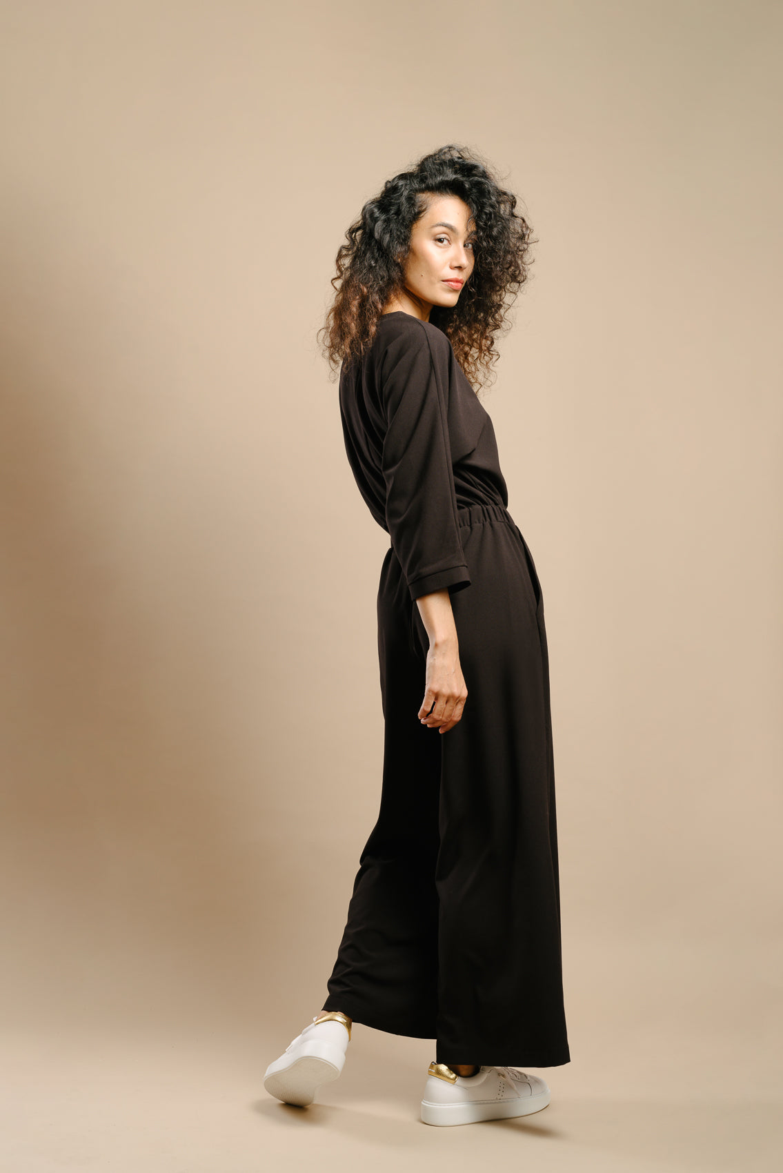 Combinaison Fanny crêpe noir