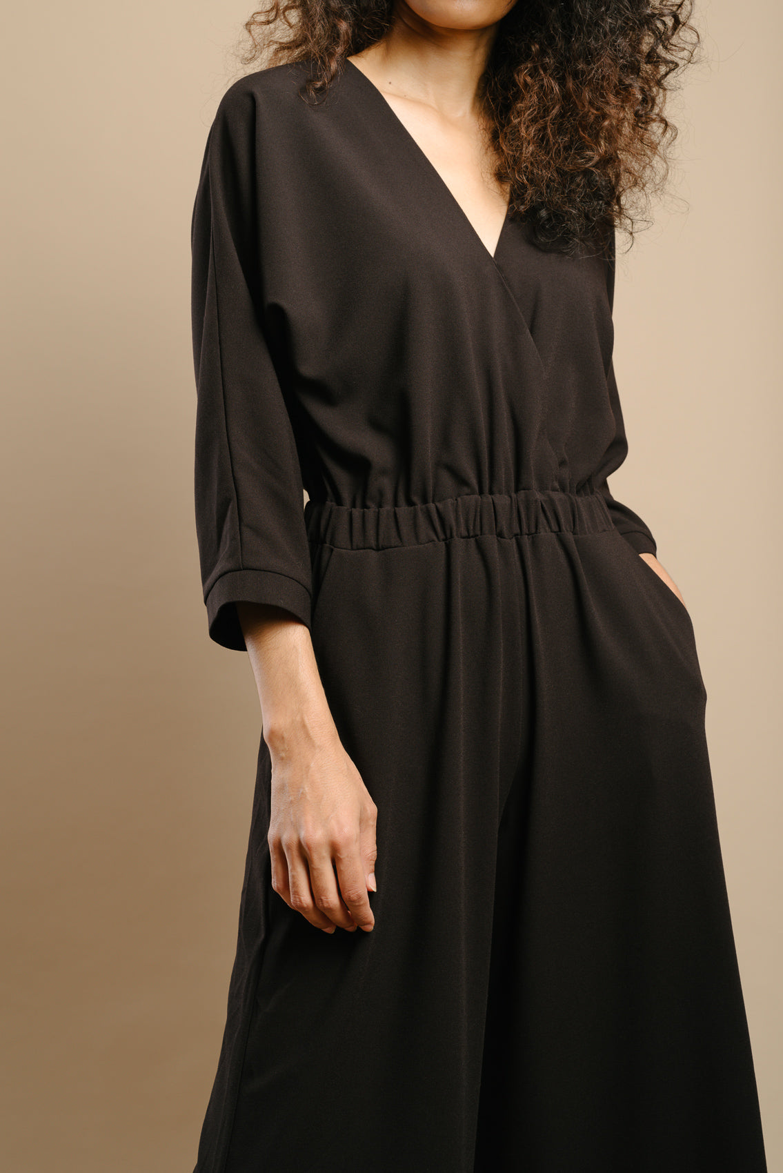 Combinaison Fanny crêpe noir