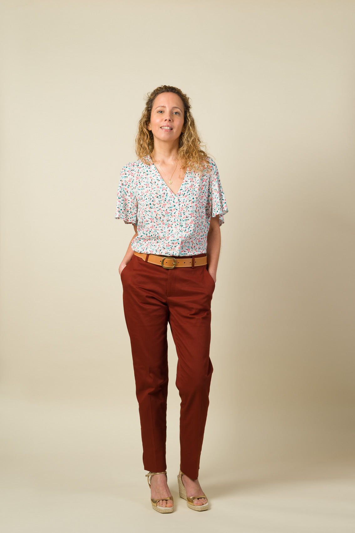 Made in France Blouse Flora printemps