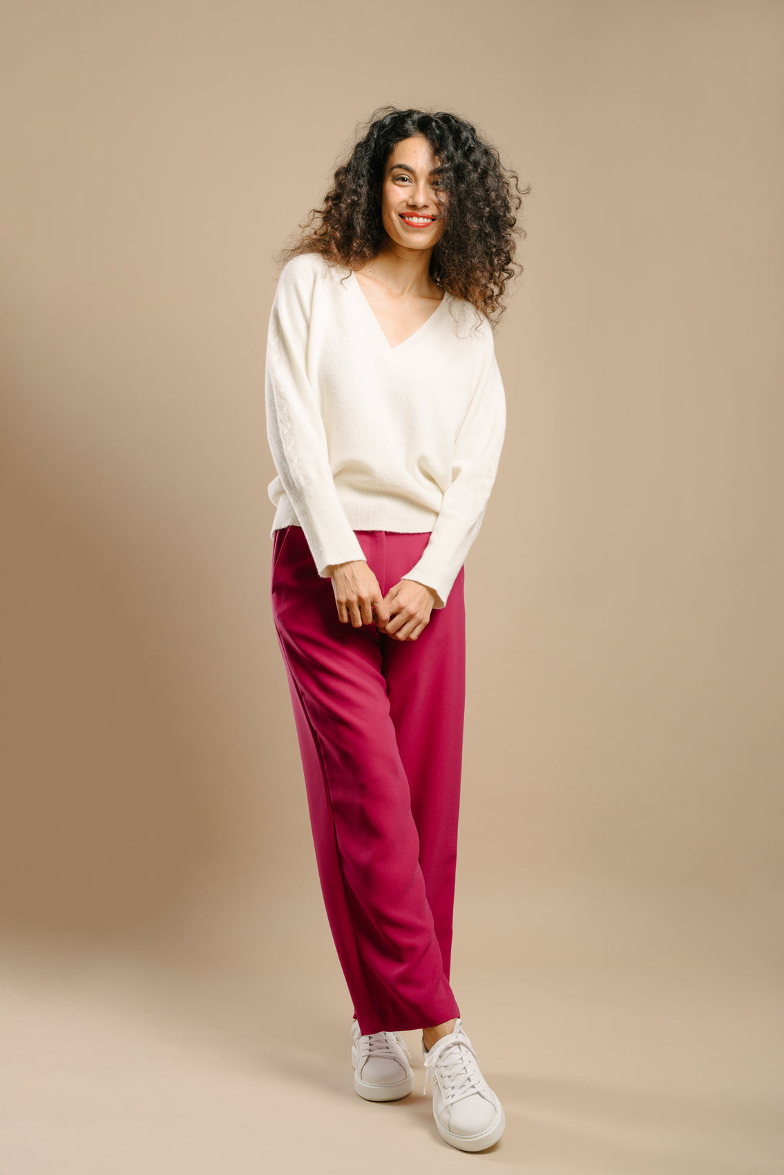 Pull Églantine ivoire