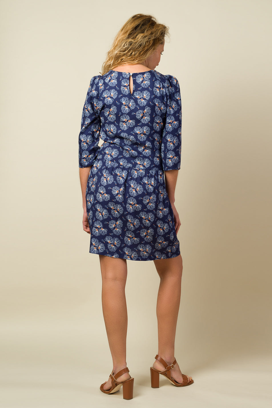 Made in France Robe Cachou anémone