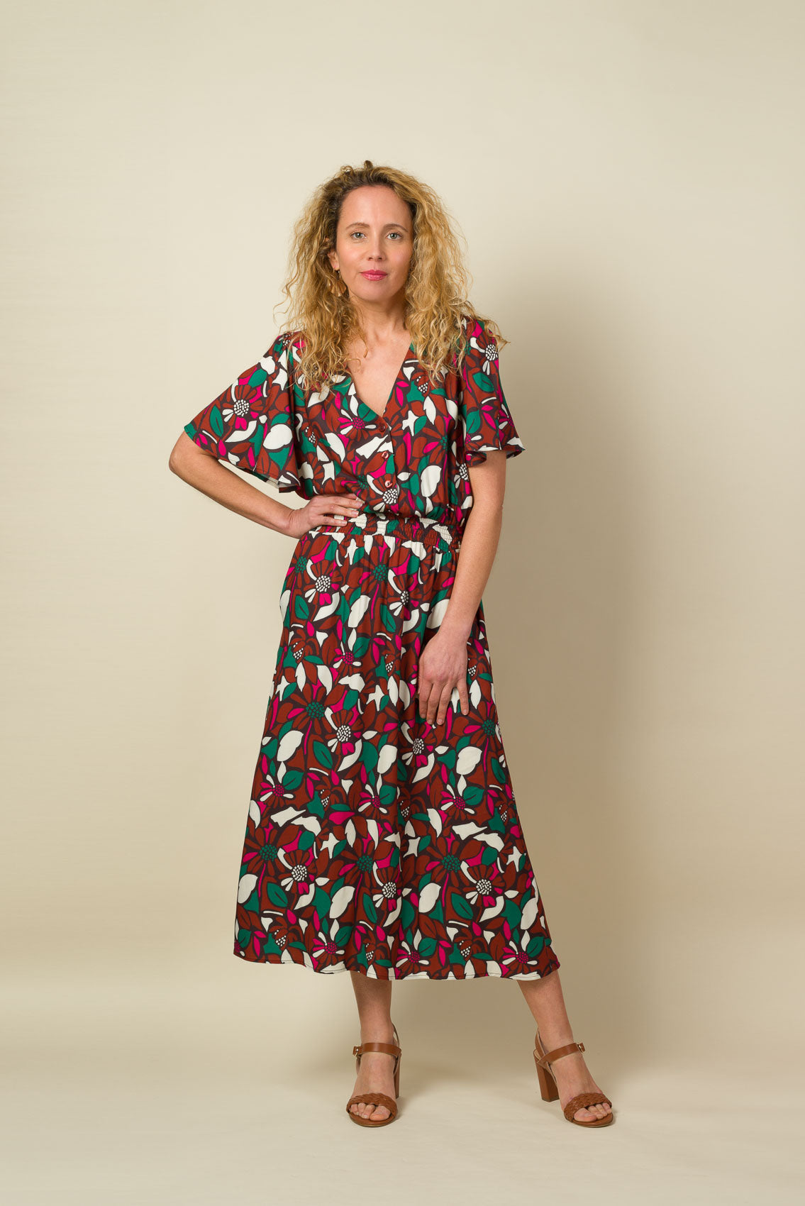 Made in France Robe Frida Pavot