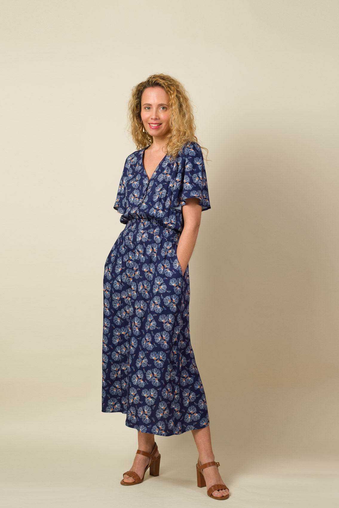 Made in France Robe Frida Anémone