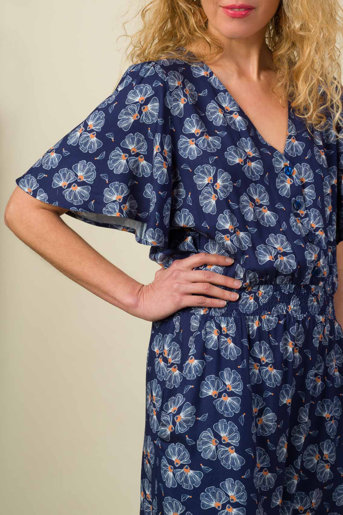 Made in France Robe Frida Anémone