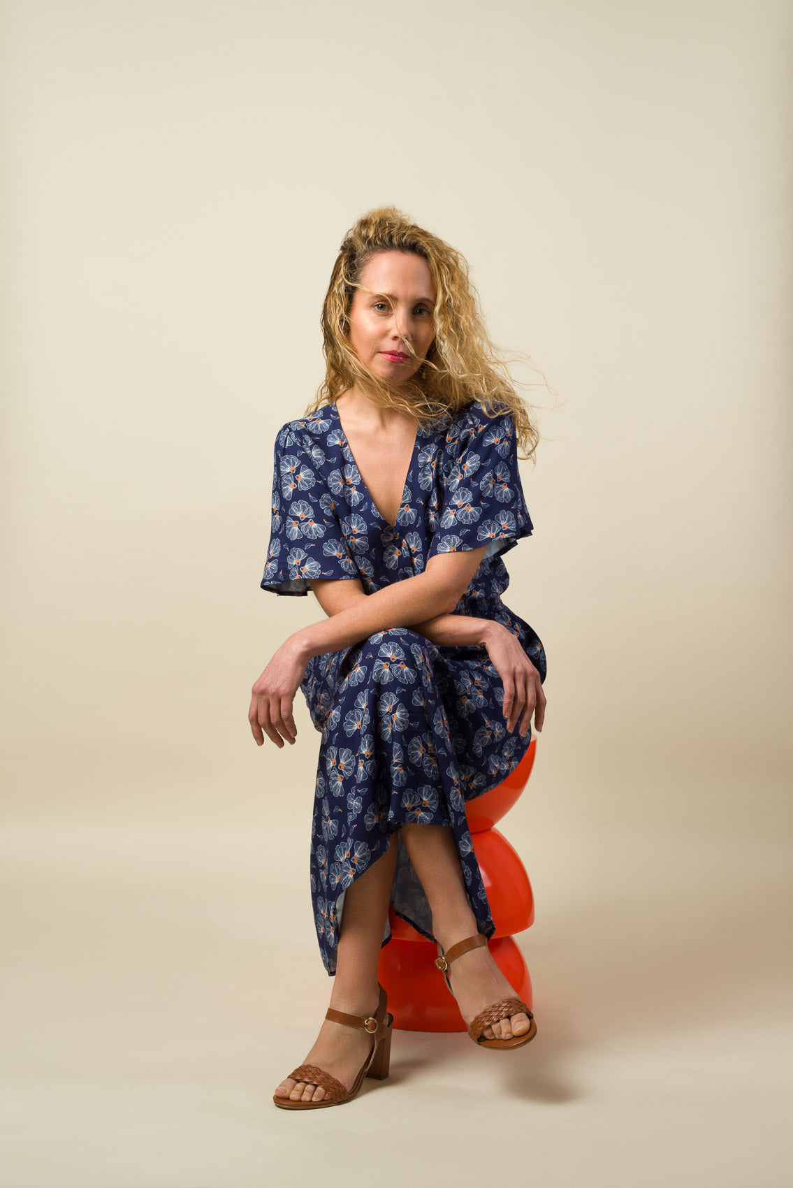 Made in France Robe Frida Anémone