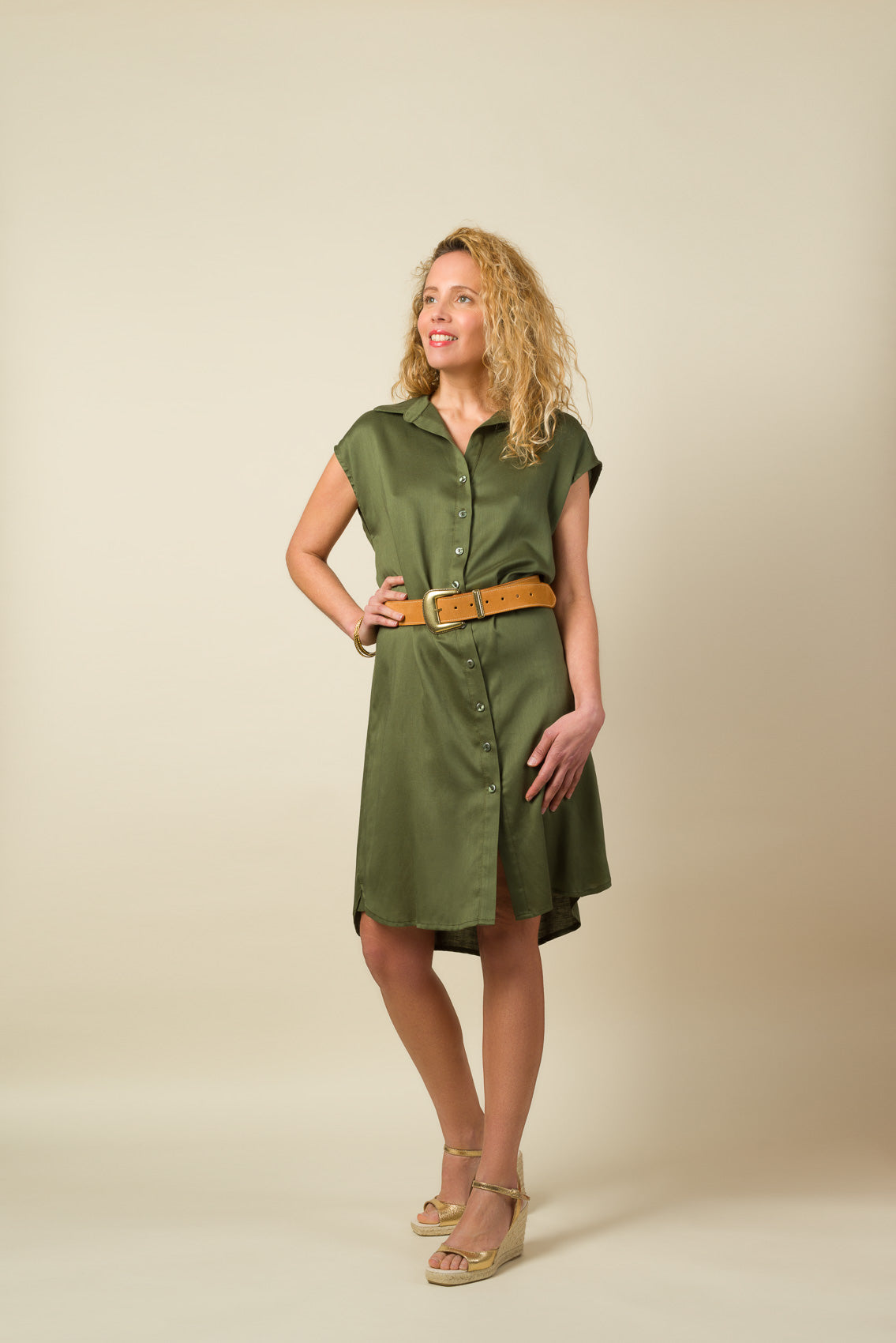 Made in France Robe Jeanette forêt