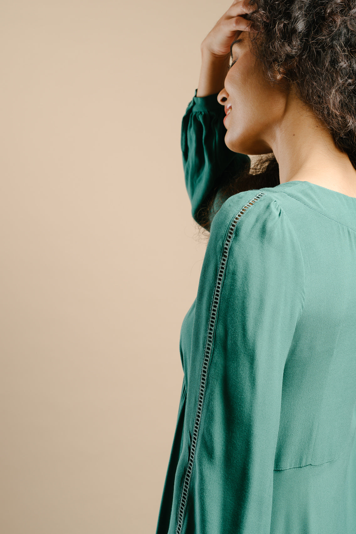 Made in France Robe Simona vert