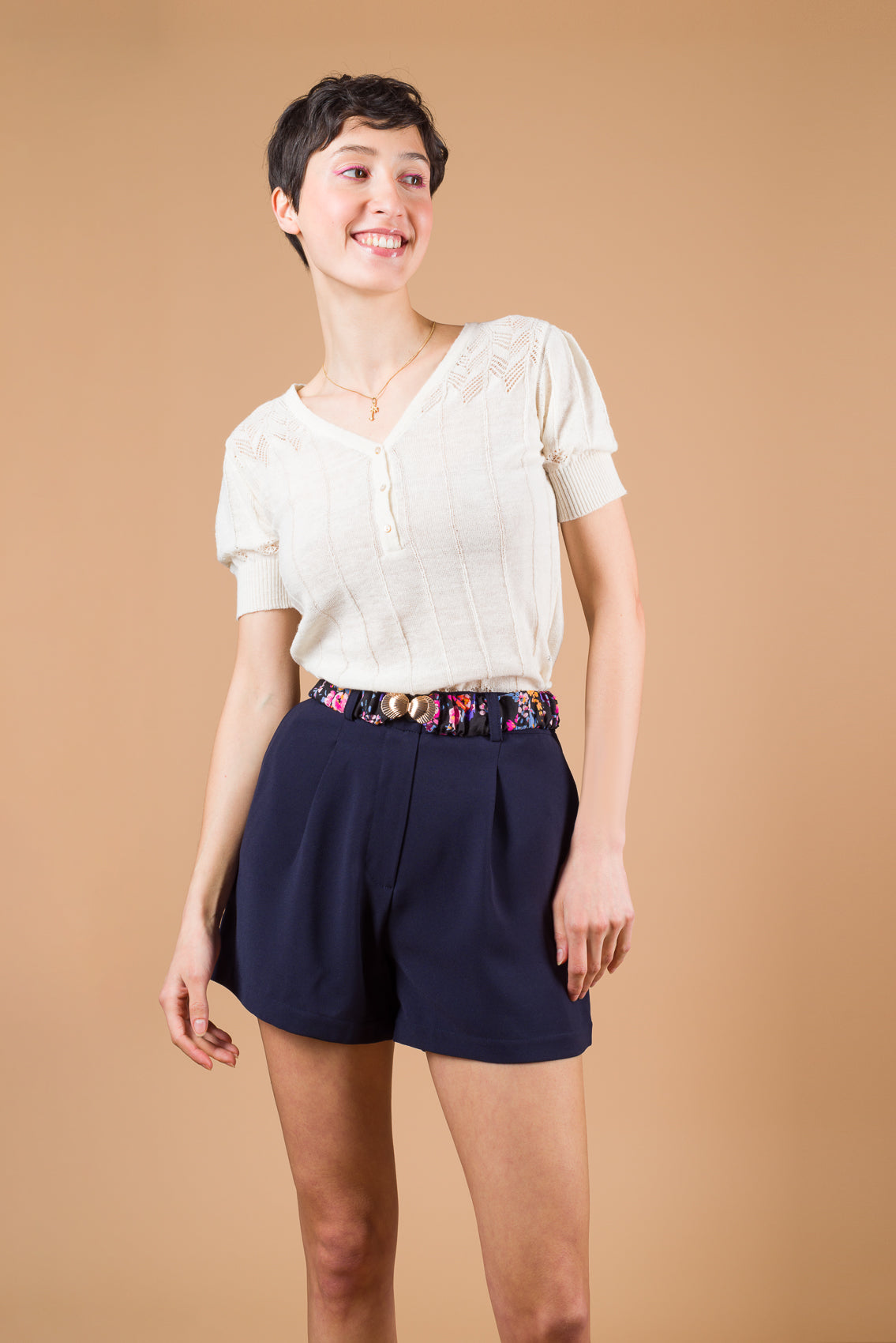 Ceinture élastique coquillage