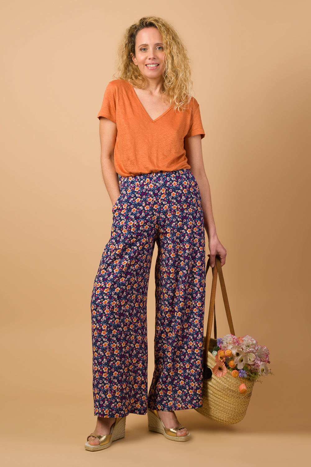 Pantalon Faro pensée navy