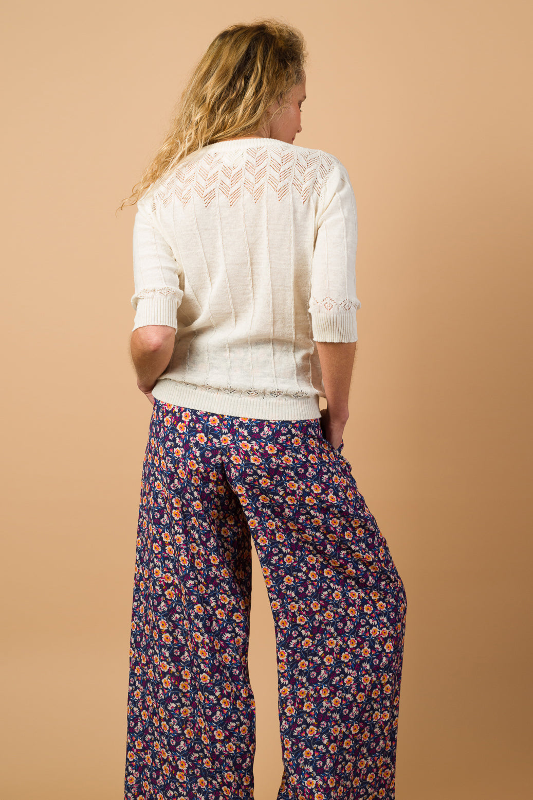 Pantalon Faro pensée navy