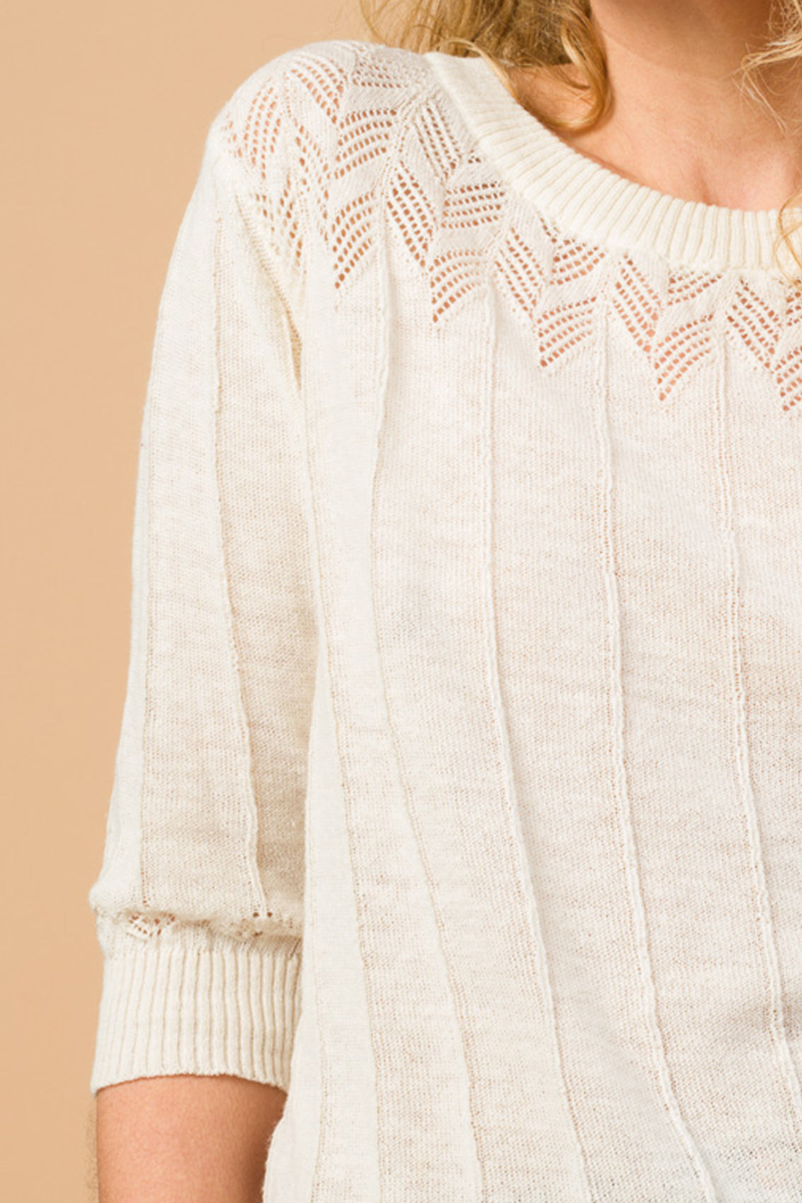 Pull Dounia ivoire
