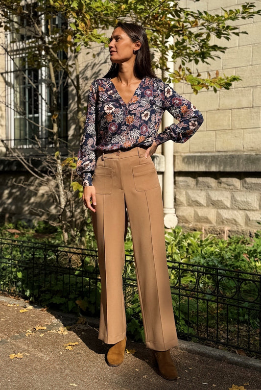 Made in France - Pantalon Iris camel