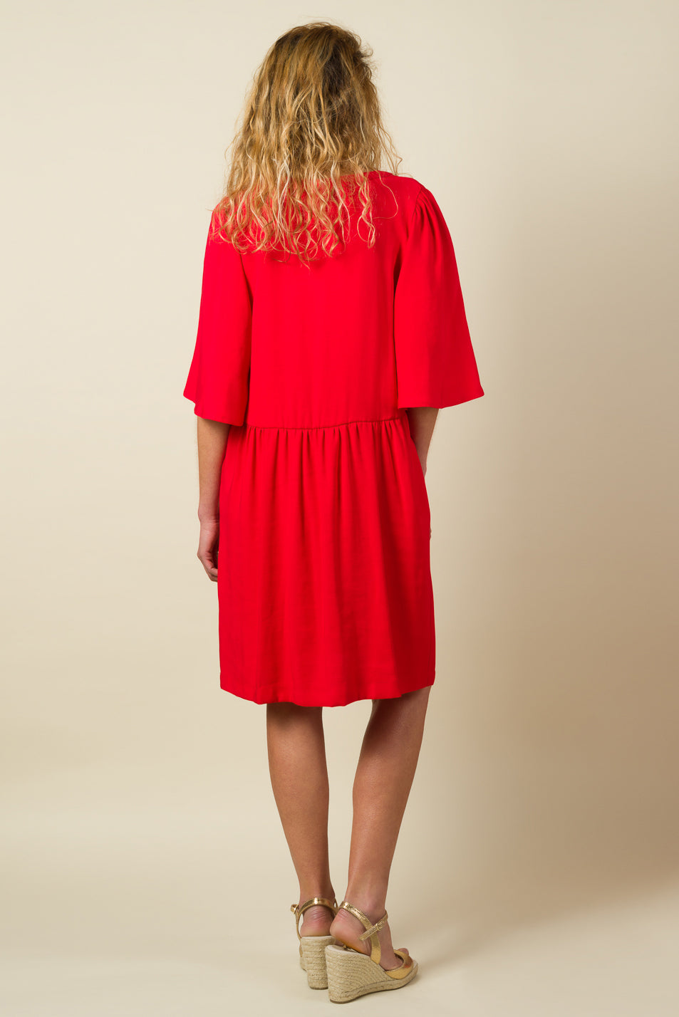 Made in France Robe Lison rouge
